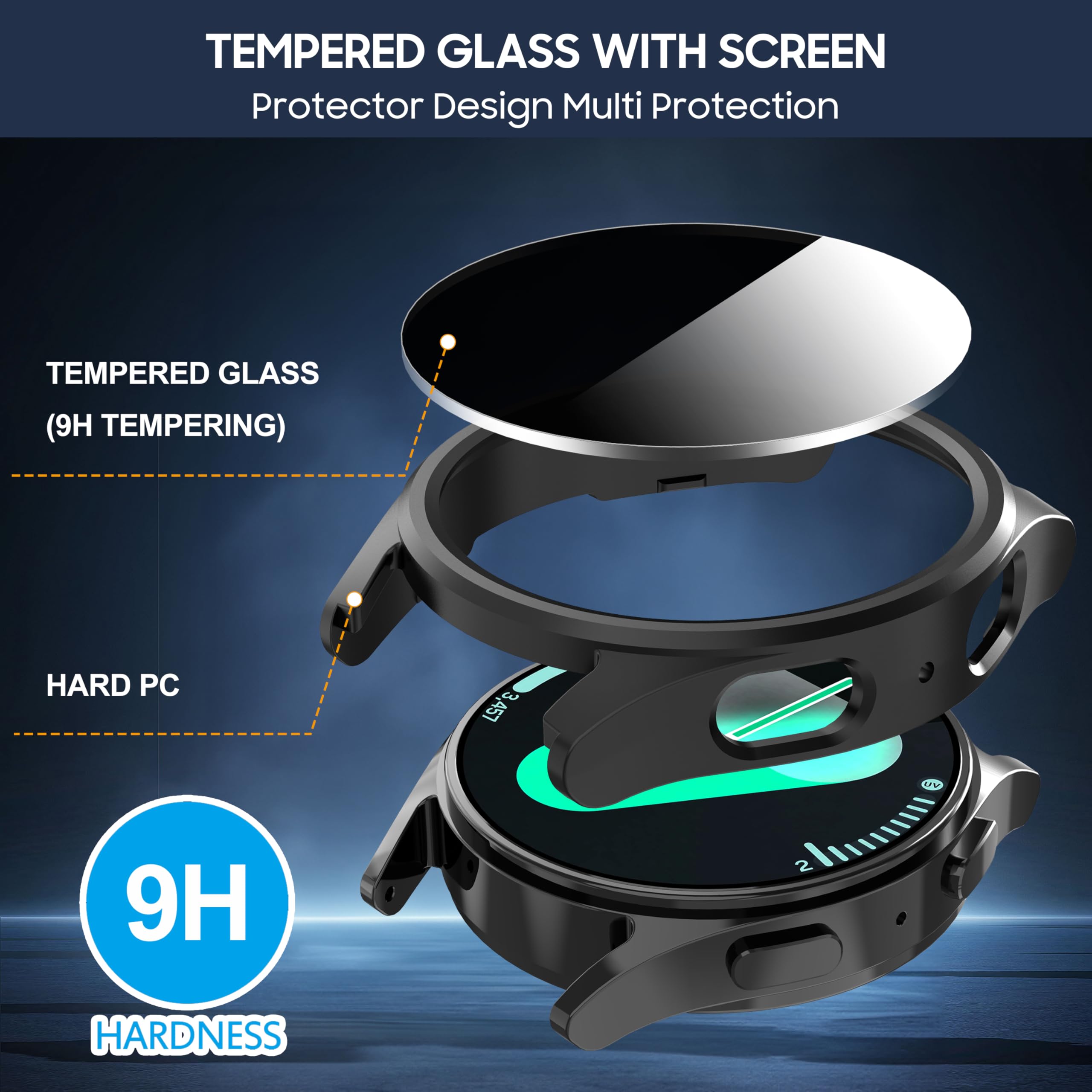 Tempered Glass+Privacy case fo – Samsung Smartwatch Accessories recenzja i cena