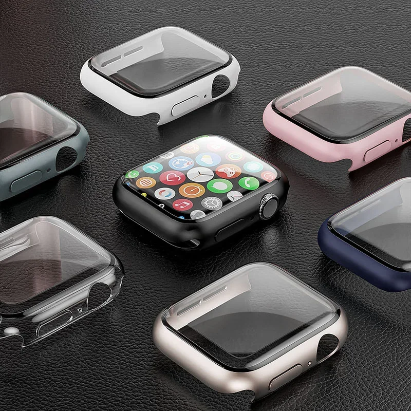 Tempered Glass+cover For Apple – Smartwatch Band Accessories recenzja i cena