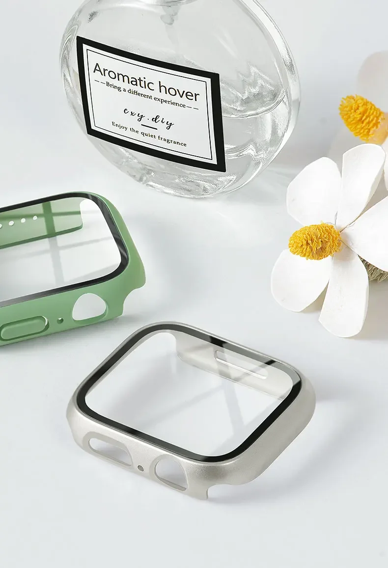 Tempered Glass+cover For Apple – Smartwatch Band Accessories recenzja i cena