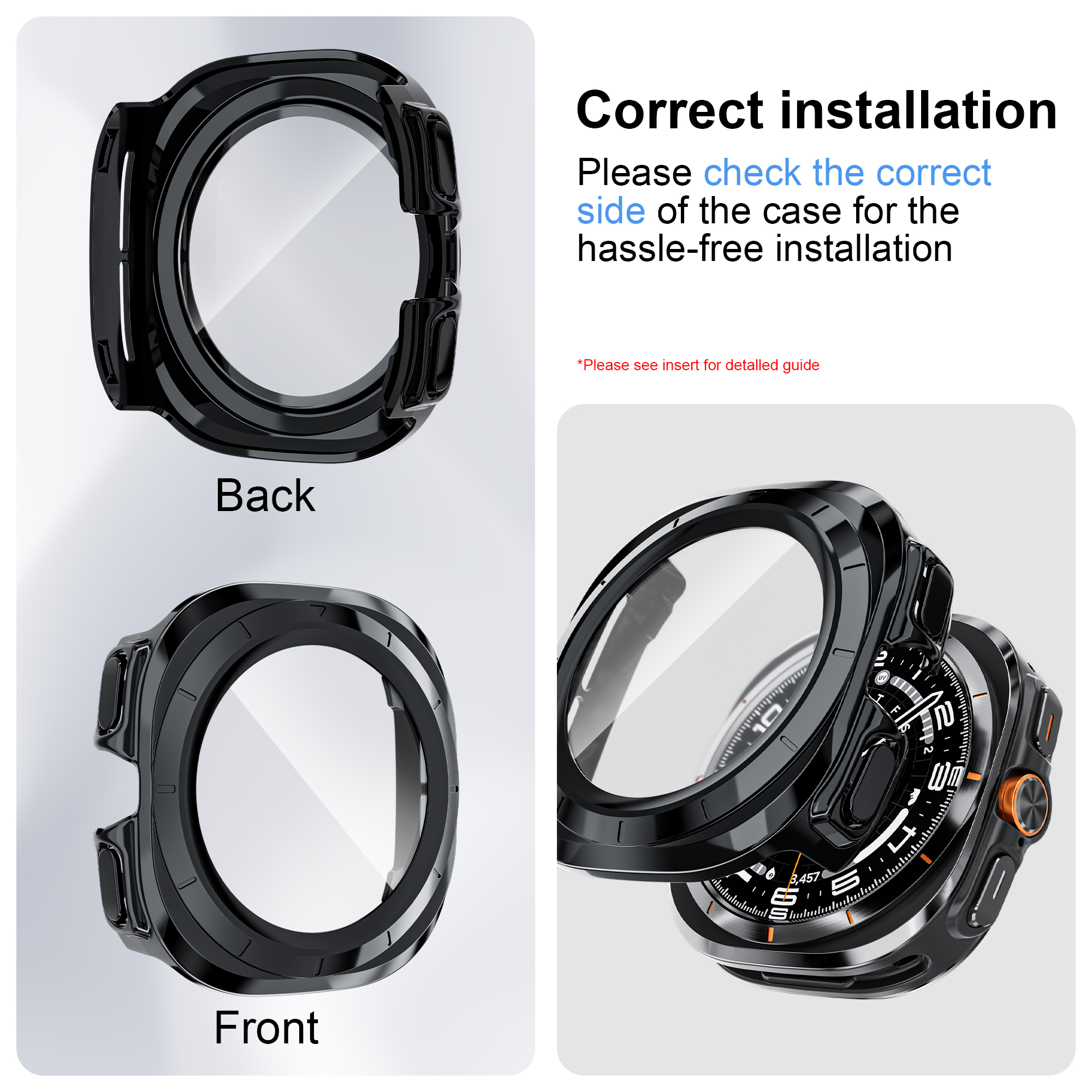 Case for Samsung Galaxy Watch  – Smartwatch Band Accessories recenzja i cena