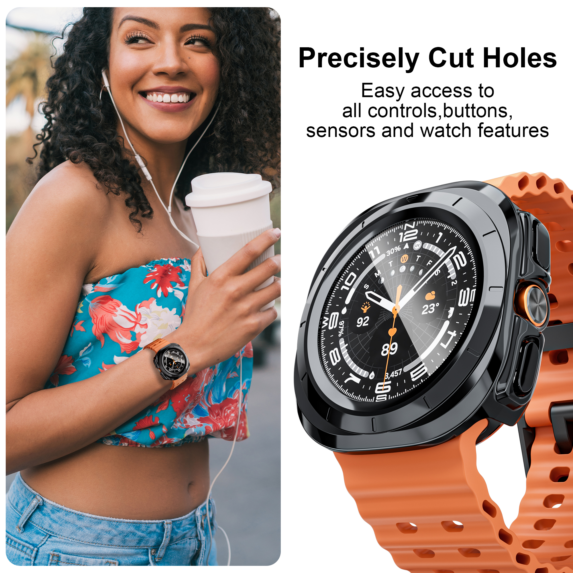 Case for Samsung Galaxy Watch  – Smartwatch Band Accessories recenzja i cena