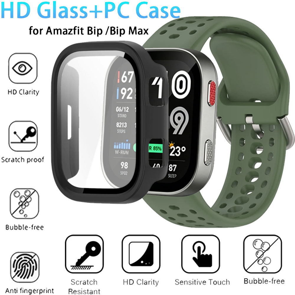 HD Glass+PC Case for Amazfit B – Amazfit Smartwatch Accessories recenzja i cena