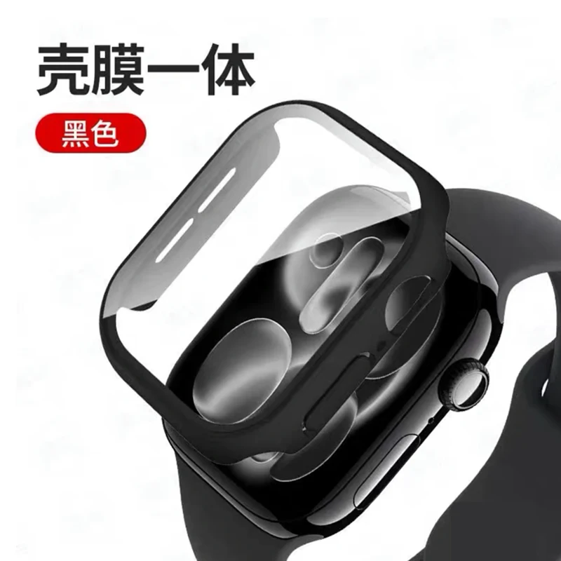 Tempered Glass+Case For Apple  – Smartwatch Band Accessories recenzja i cena