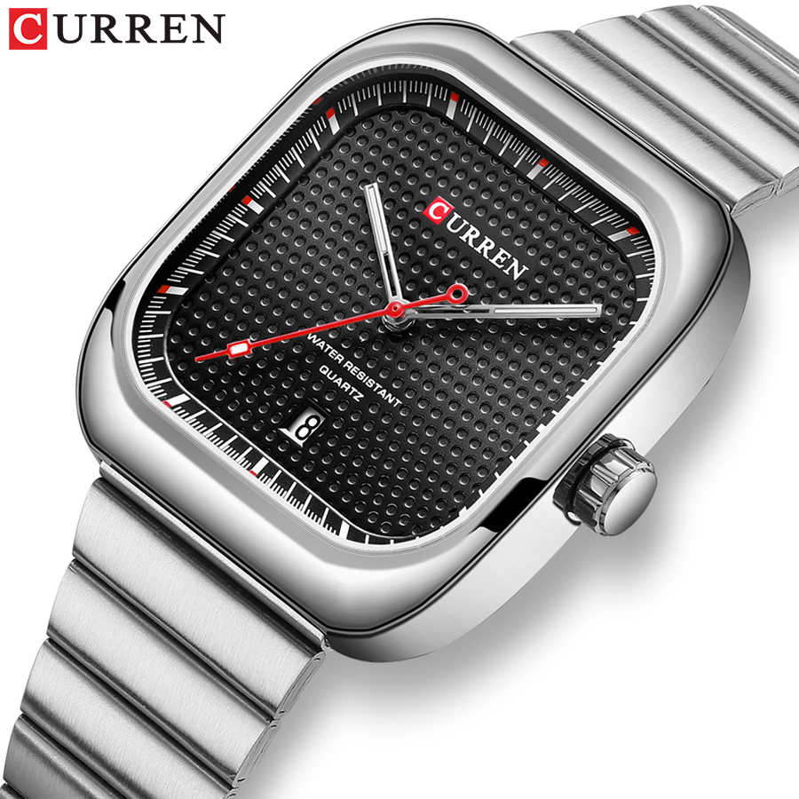 CURREN Fashion Square Men's Bu – Smartwatch Guess recenzja i cena