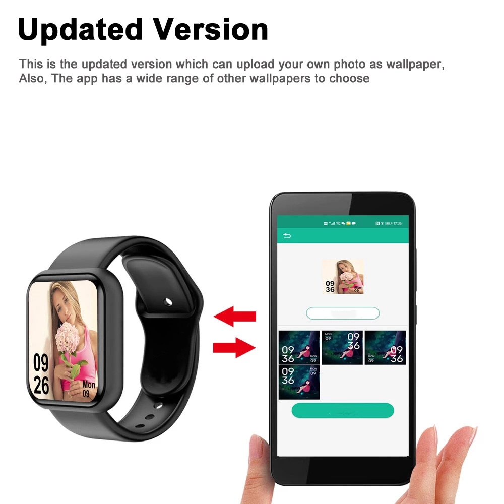 Smart Watch For Men Women Spor – Silicone Band Replacement recenzja i cena