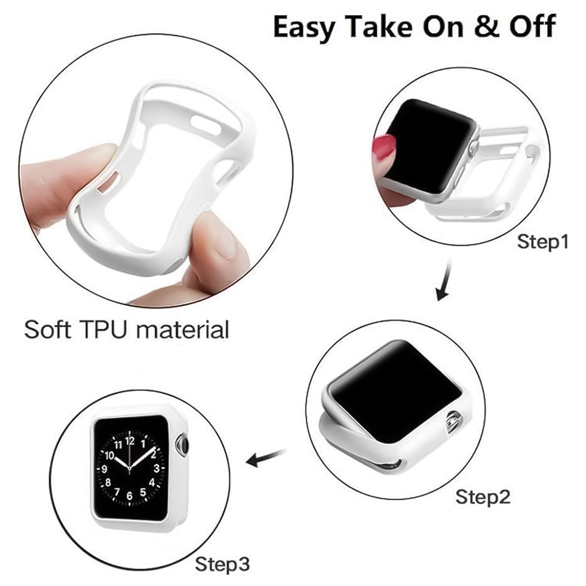 TPU Silicone Case For Huawei W – Garmin Smartwatch Accessories recenzja i cena