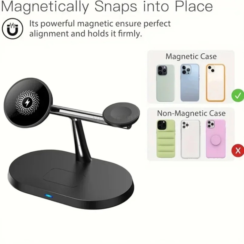 3-IN-1 Magnetic Wireless Charg – Watch Charger Cable recenzja i cena