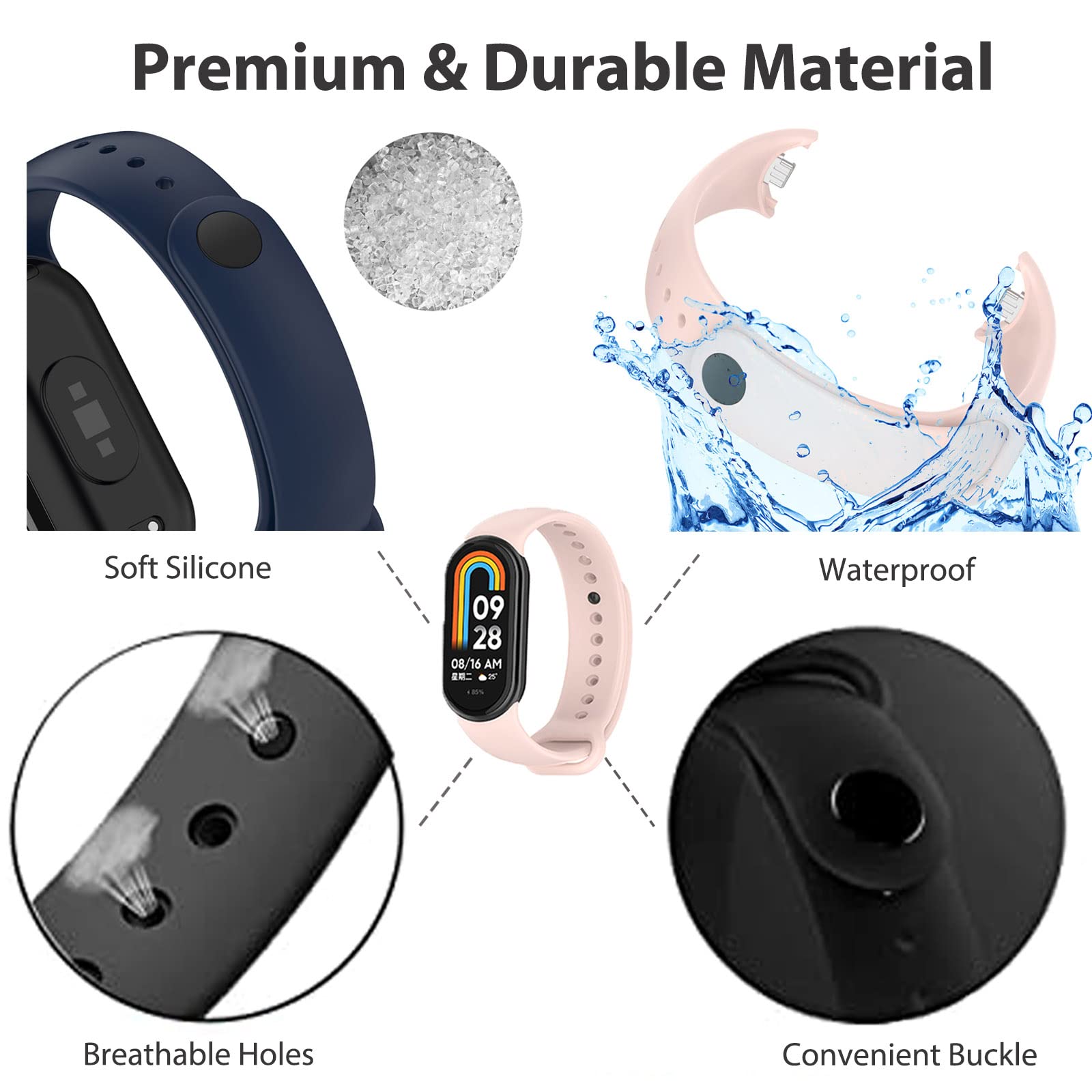 Bracelet for Mi band 8 Strap S – Xiaomi Smartwatch Accessories recenzja i cena