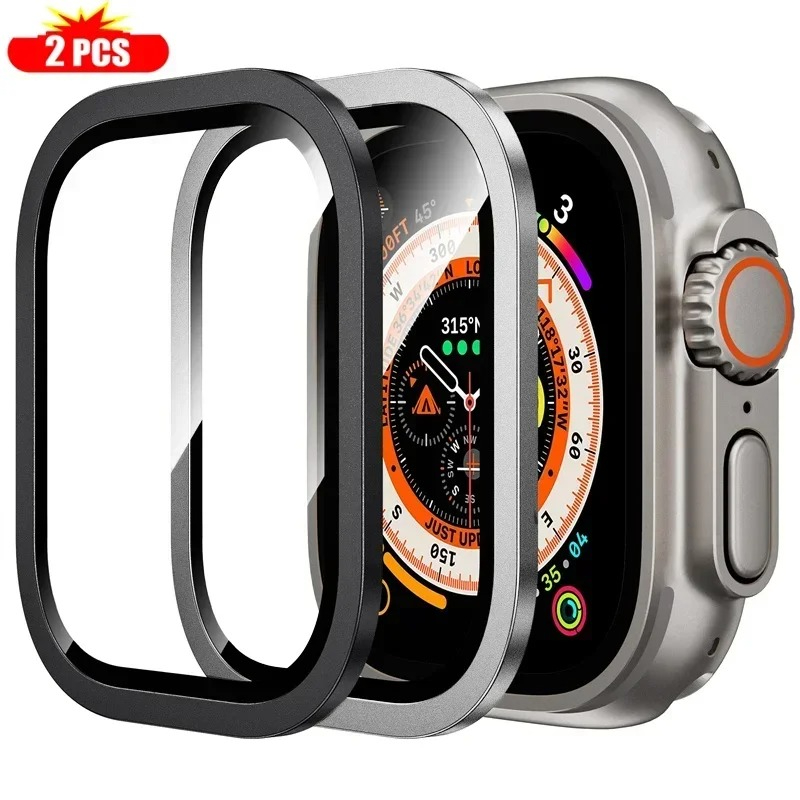 2PCS Tempered Glass for Apple  – Smartwatch Straps & Accessories recenzja i cena