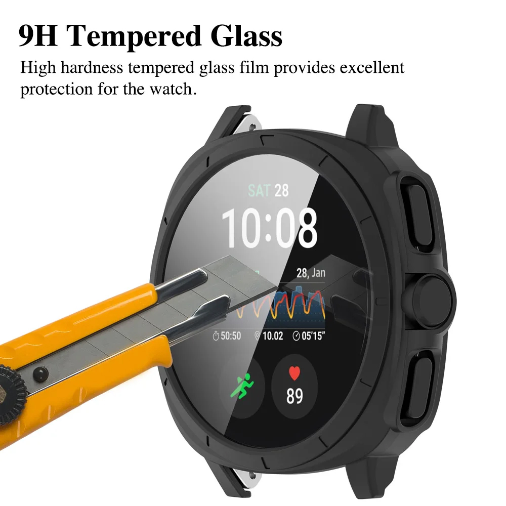 Glass+Case for Samsung Galaxy  – Samsung Smartwatch Accessories recenzja i cena