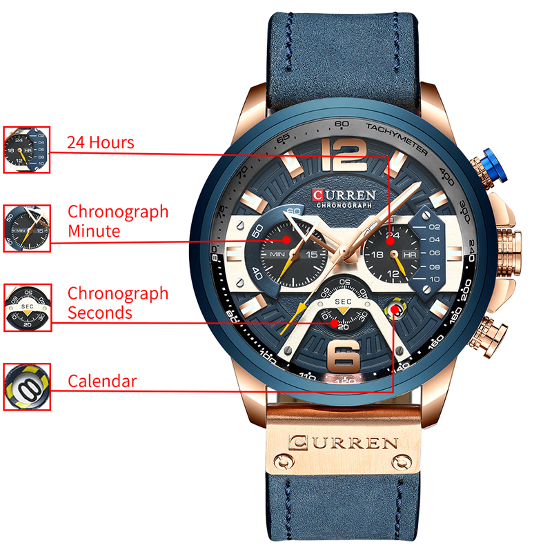 CURREN Casual Sport Watches fo – Smartwatch Guess recenzja i cena