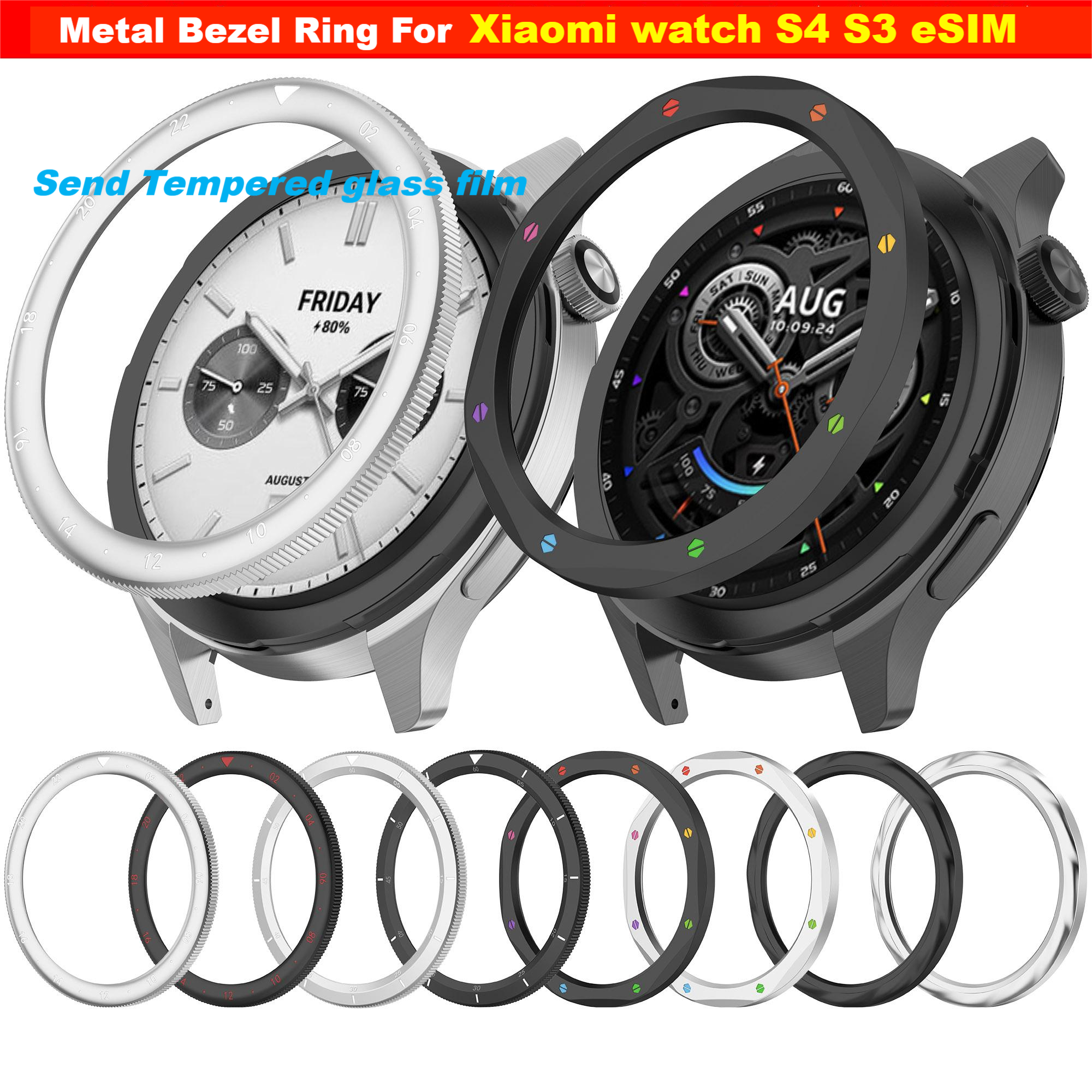 Metal Bezel Ring For Xiaomi Wa – Xiaomi Smartwatch Accessories recenzja i cena