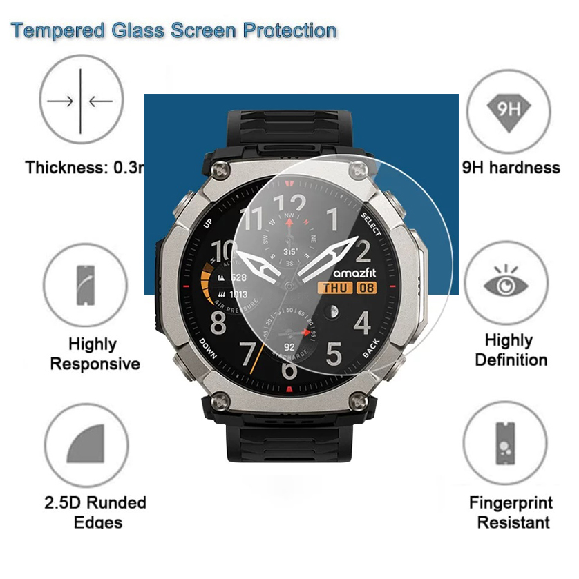 Tempered Glass for Amazfit Ama – Amazfit Smartwatch Accessories recenzja i cena