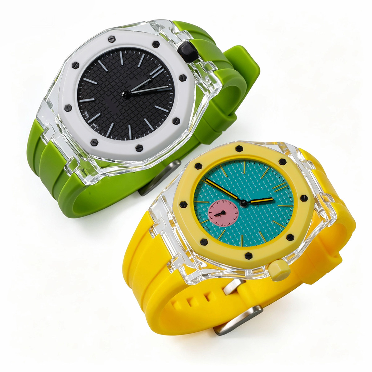 For AP Swatch Co branded Modif – Silicone Band Replacement recenzja i cena