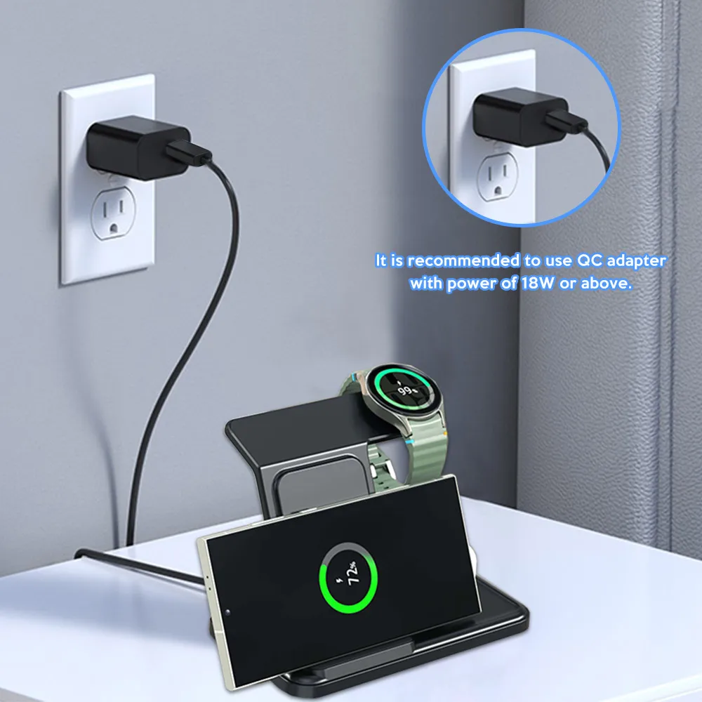 3 IN 1 Wireless Charger Statio – Watch Charger Cable recenzja i cena