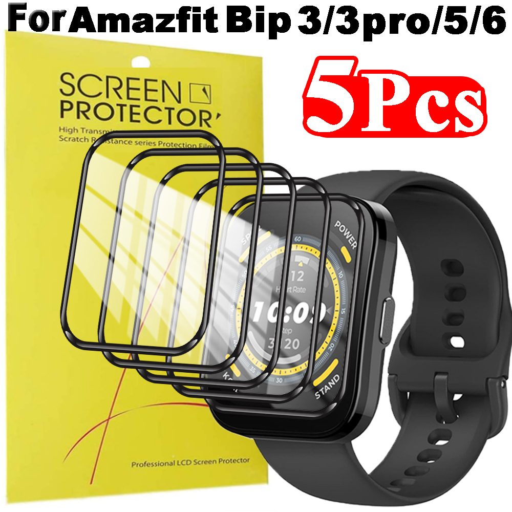 1-5Pcs HD Screen Protector for – Amazfit Smartwatch Accessories recenzja i cena