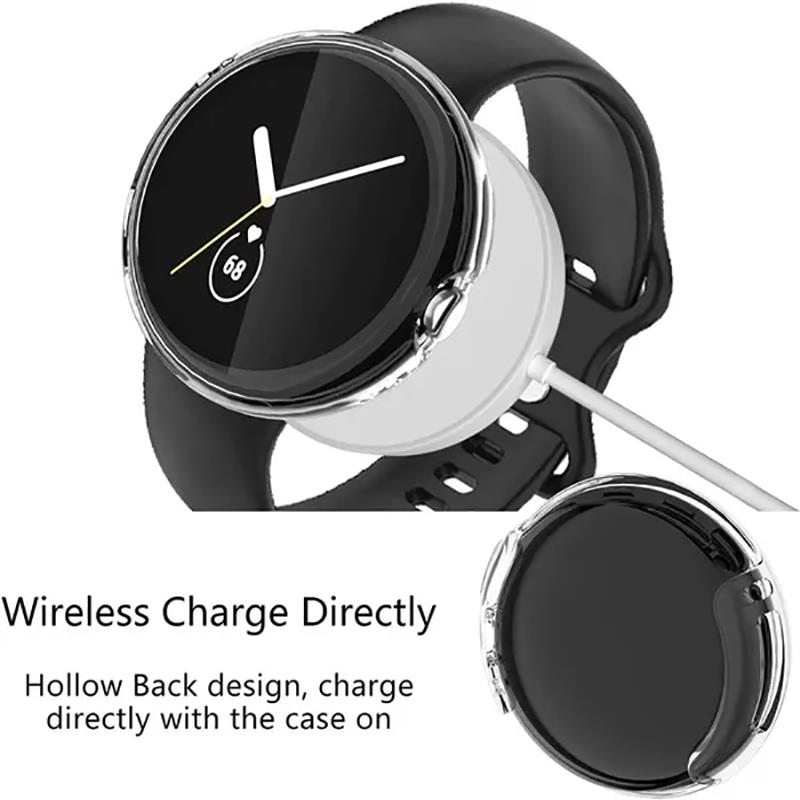 Tempered Glass+Cover For Googl – Smartwatch Band Accessories recenzja i cena