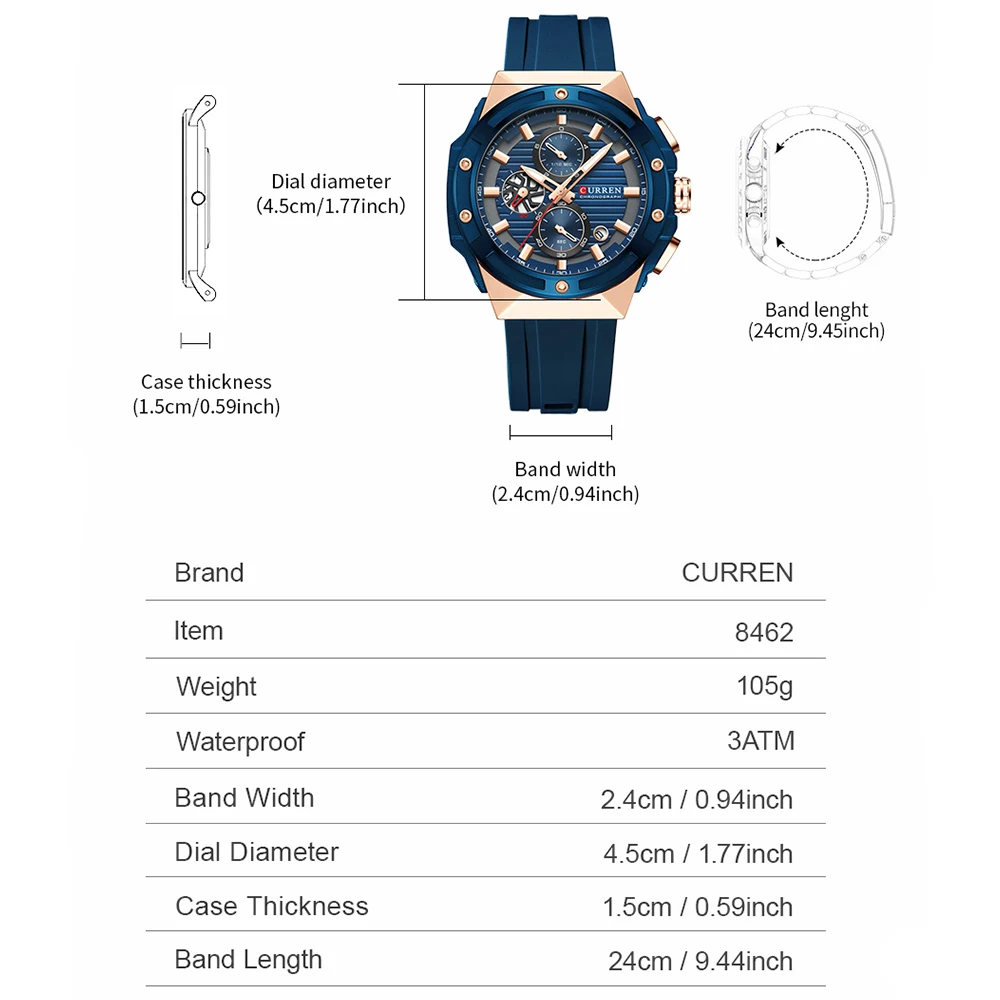 CURREN Fashionable Sports Mult – Smartwatch Guess recenzja i cena