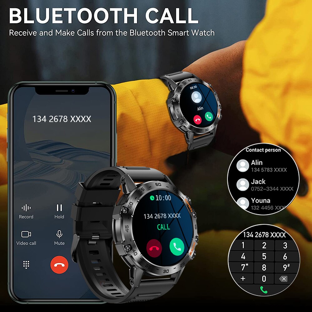 MEVADEN Steel 1.39 inch Men Lu – Smartwatch Face recenzja i cena