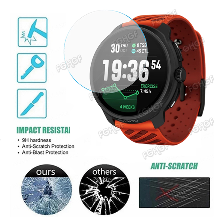 Tempered Glass Protective Film – Garmin Smartwatch Accessories recenzja i cena