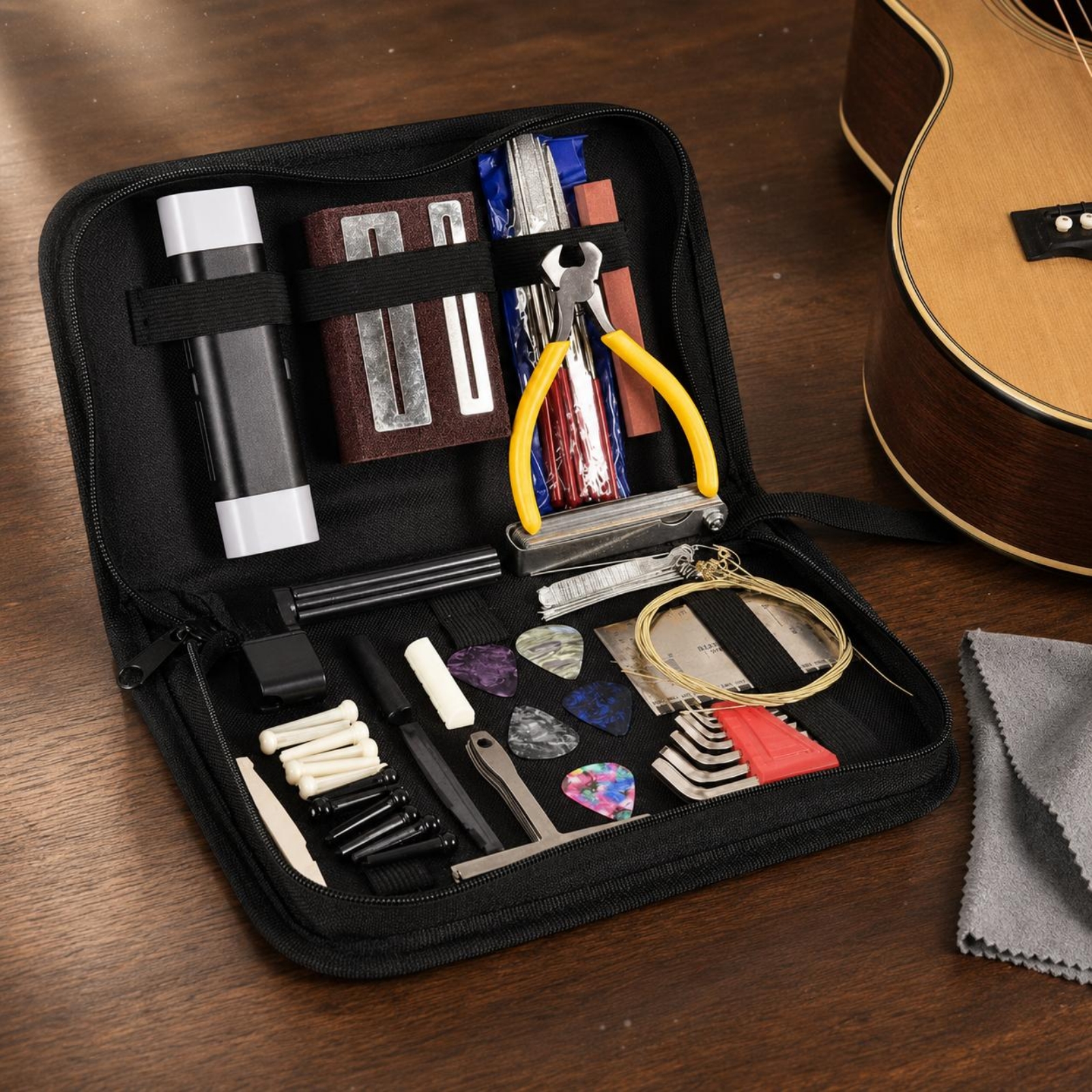 Guitar Repair Toolkit Black Zi – Tool Kit Strap Change recenzja i cena