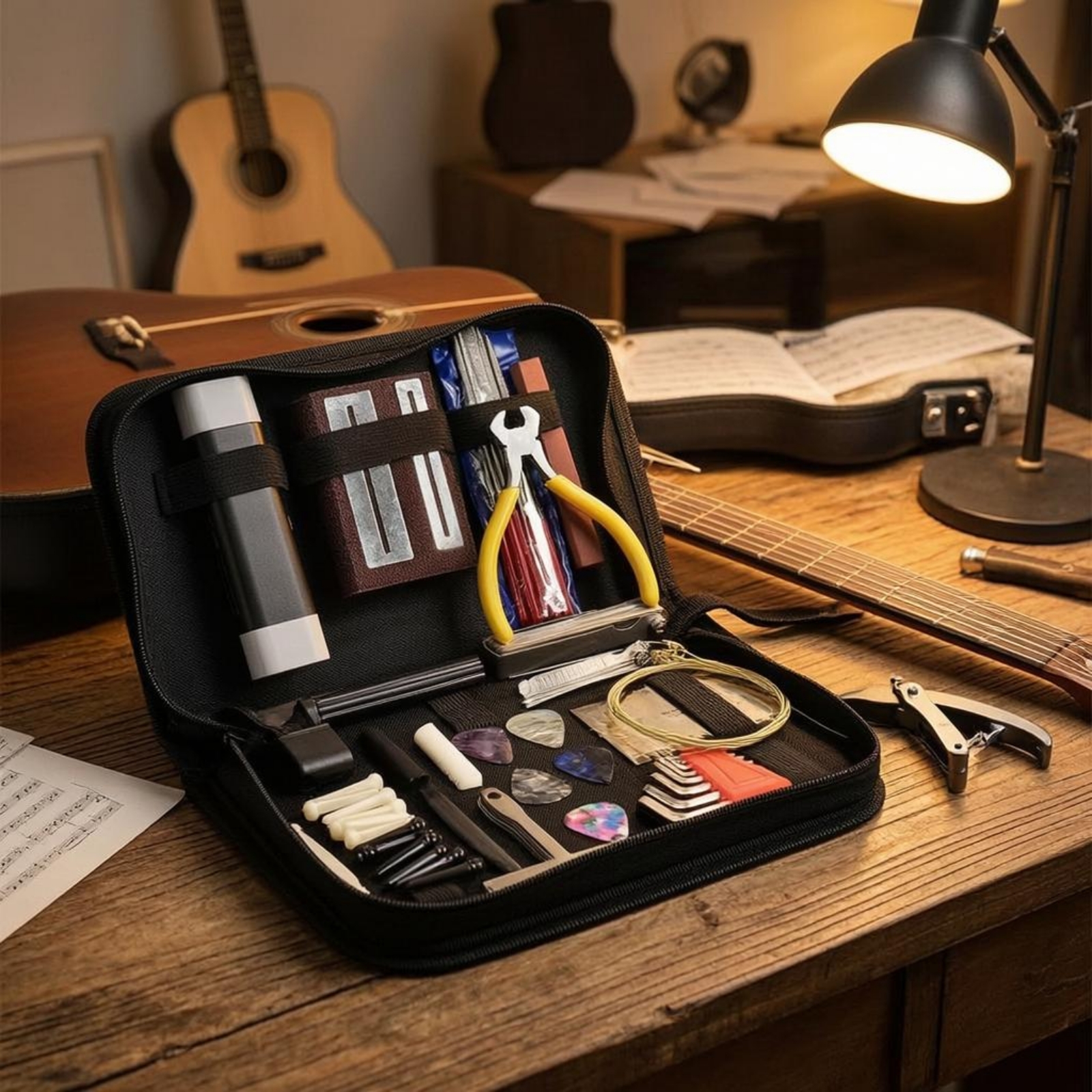 Guitar Repair Toolkit Black Zi – Tool Kit Strap Change recenzja i cena