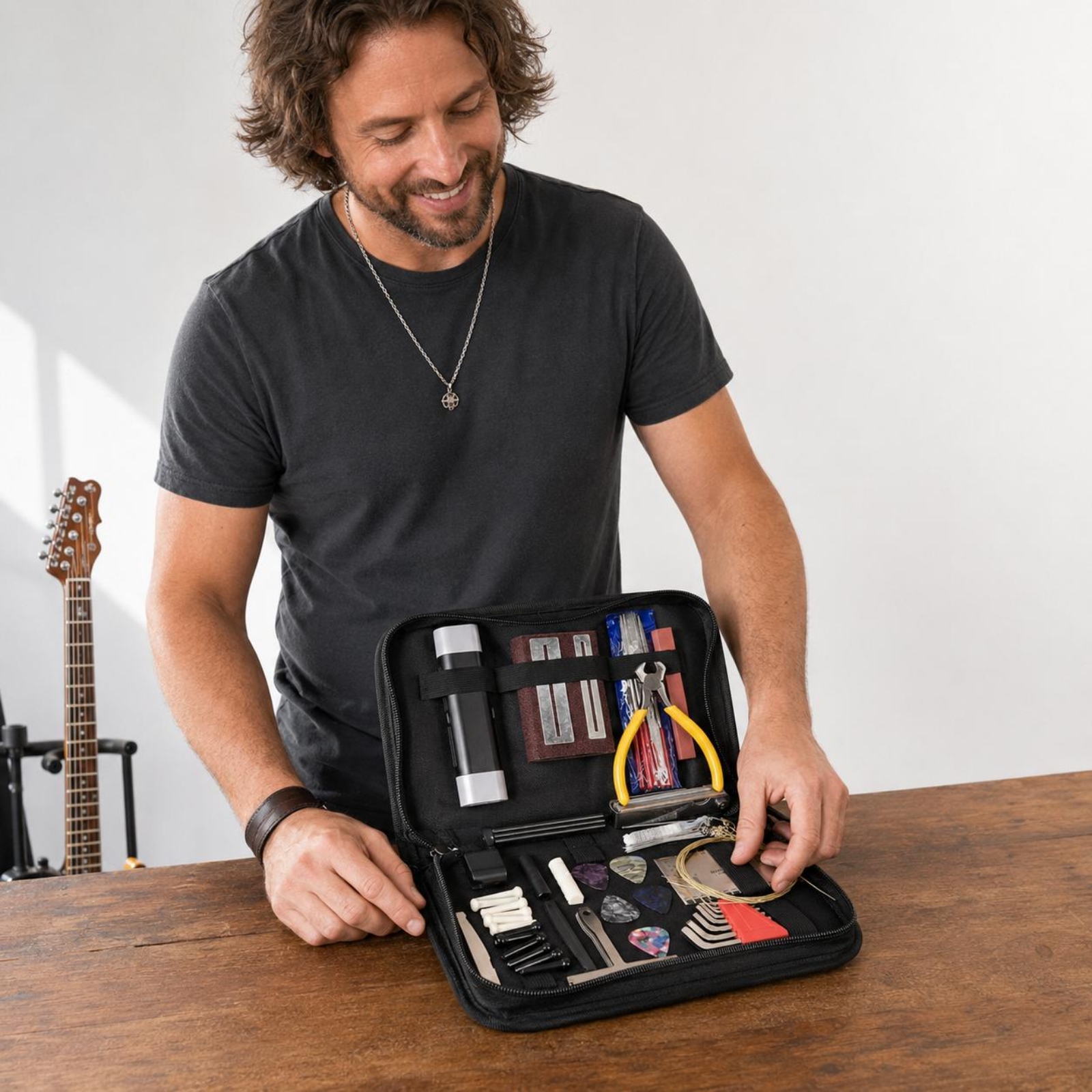 Guitar Repair Toolkit Black Zi – Tool Kit Strap Change recenzja i cena