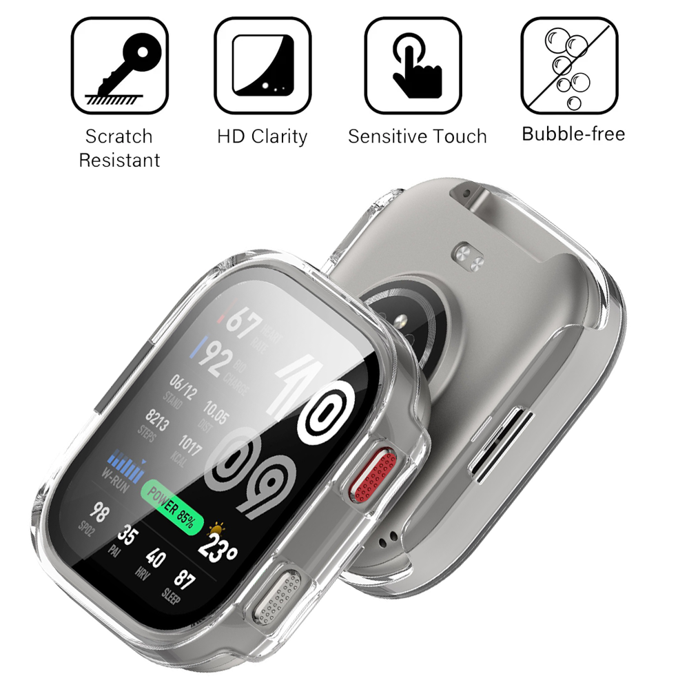 Glass + Case for Amazfit Bip M – Amazfit Smartwatch Accessories recenzja i cena