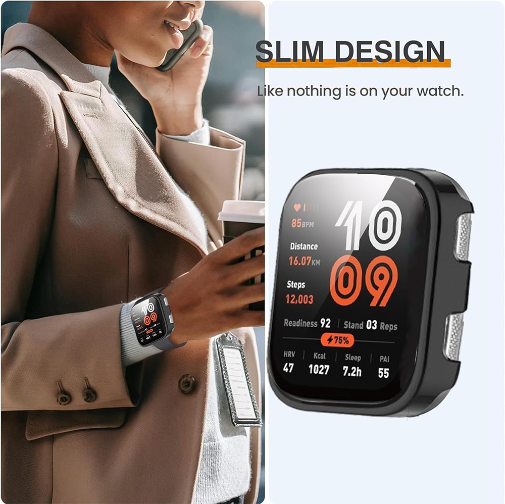 Glass + Case for Amazfit Bip M – Amazfit Smartwatch Accessories recenzja i cena