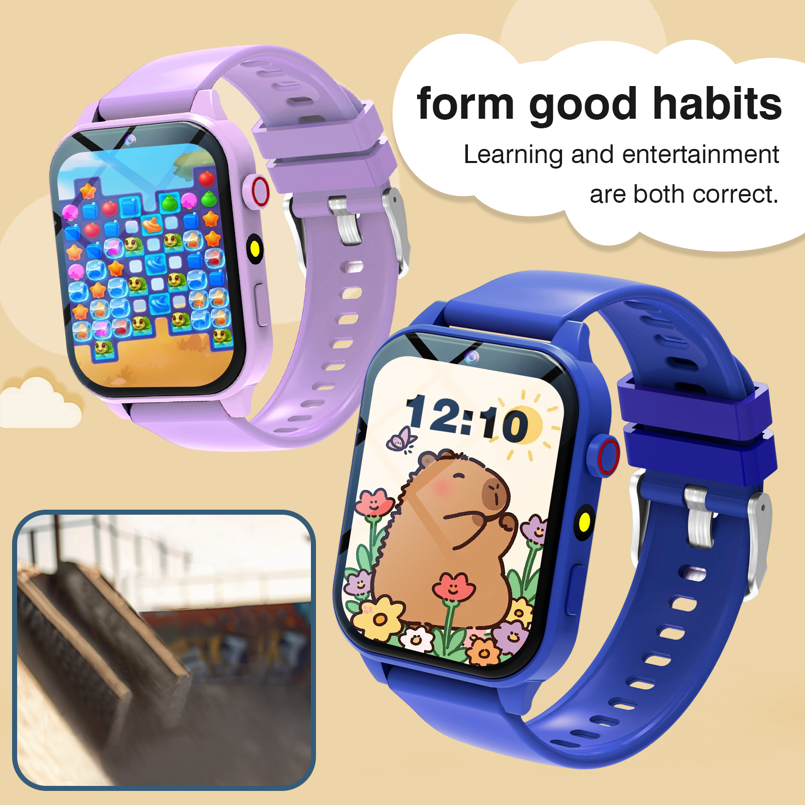 Kids′s Smart Watch 18 Games Ca – Smartwatch Touch recenzja i cena
