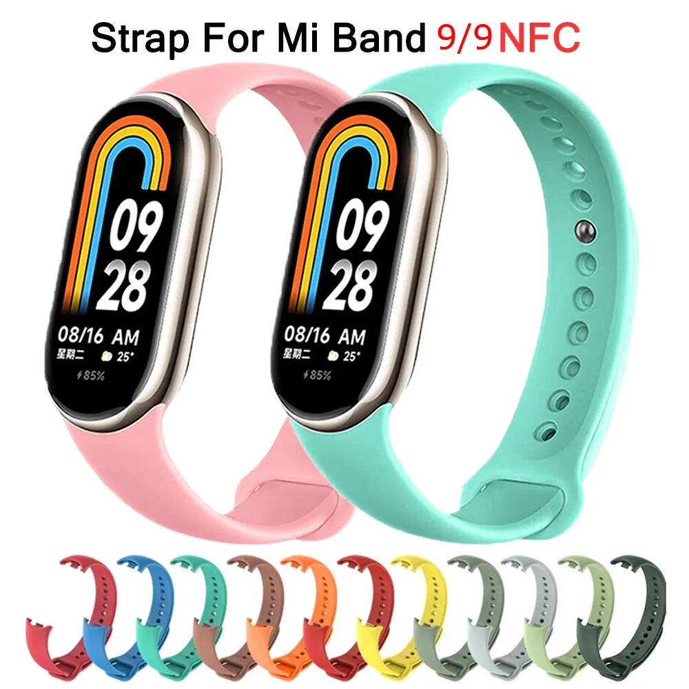 Strap for Xiaomi Mi Band 9/9 N – Silicone Band Replacement recenzja i cena