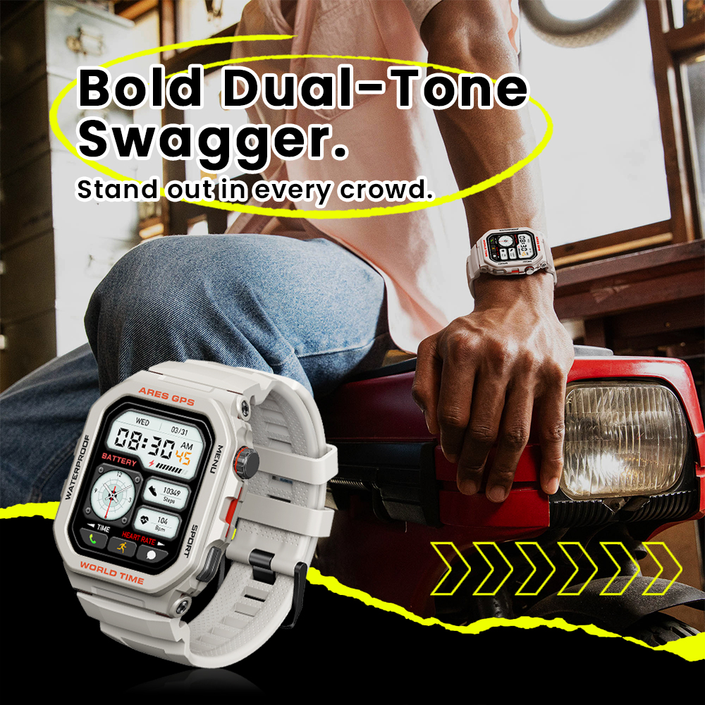 New Zeblaze Ares GPS Smart Wat – Smartwatch Face recenzja i cena