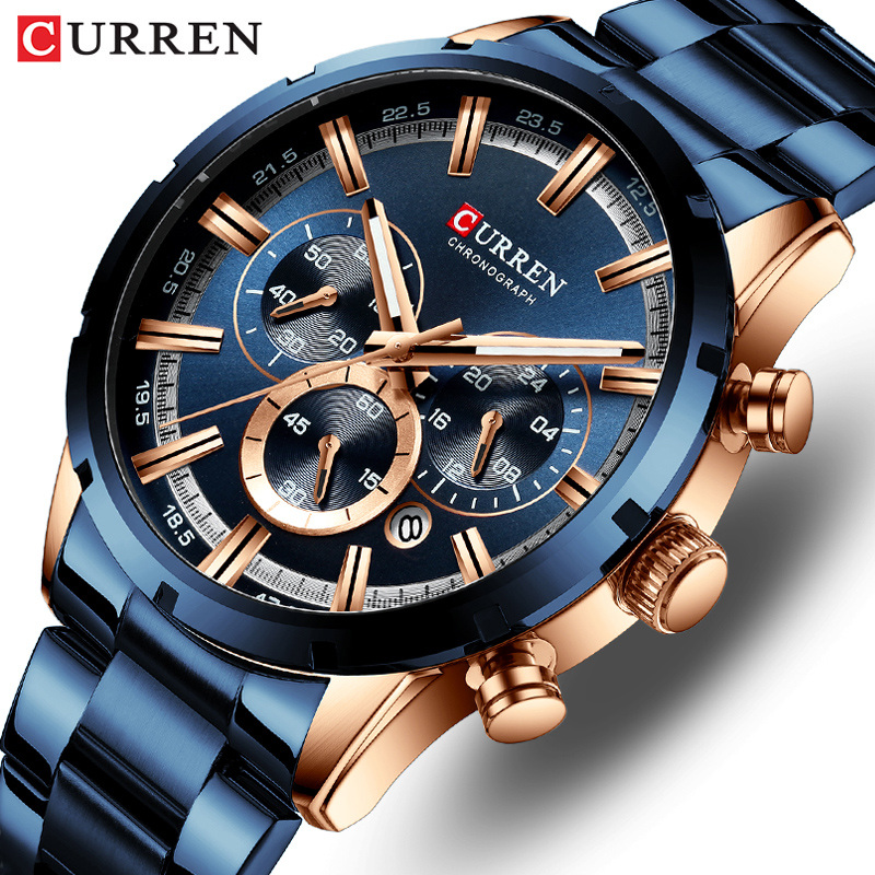 Curren Men's Watch Blue Dial S – Smartwatch Guess recenzja i cena
