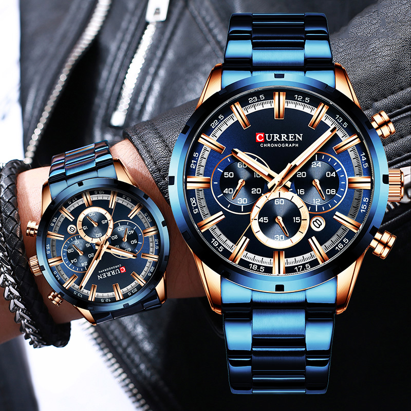 Curren Men's Watch Blue Dial S – Smartwatch Guess recenzja i cena