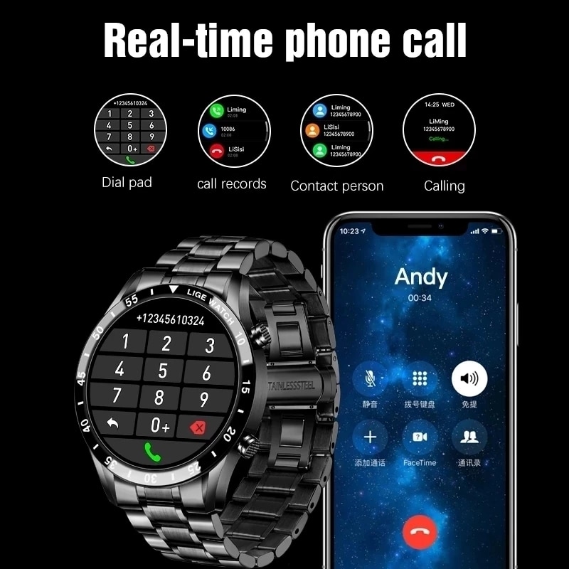 LIGE 2024 Smart Watch Men Full – Smartwatch Instagram recenzja i cena