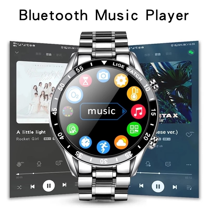 LIGE 2024 Smart Watch Men Full – Smartwatch Instagram recenzja i cena