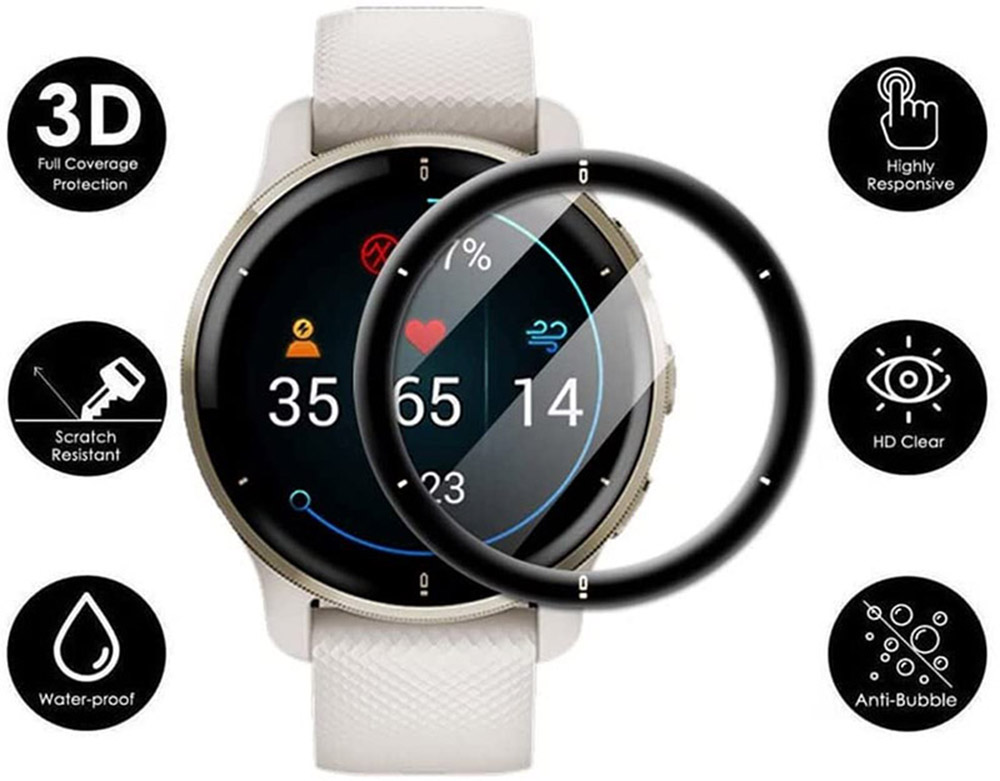 3D Curved Edge Protective Film – Garmin Smartwatch Accessories recenzja i cena