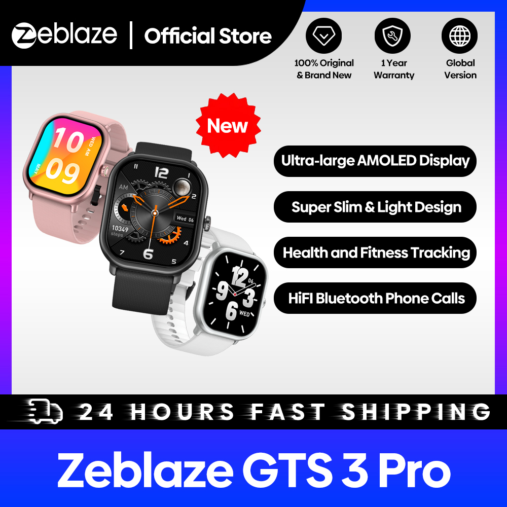 New Zeblaze GTS 3 Pro Voice Ca – Smartwatch Face recenzja i cena