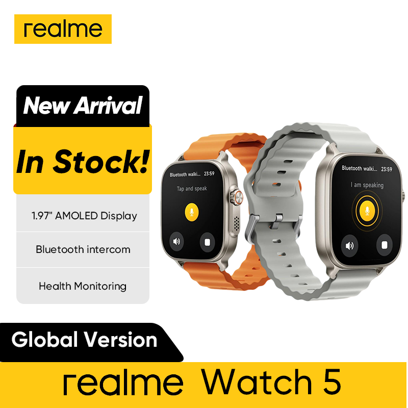 Global Version realme watch 5  – Smartwatch Face recenzja i cena