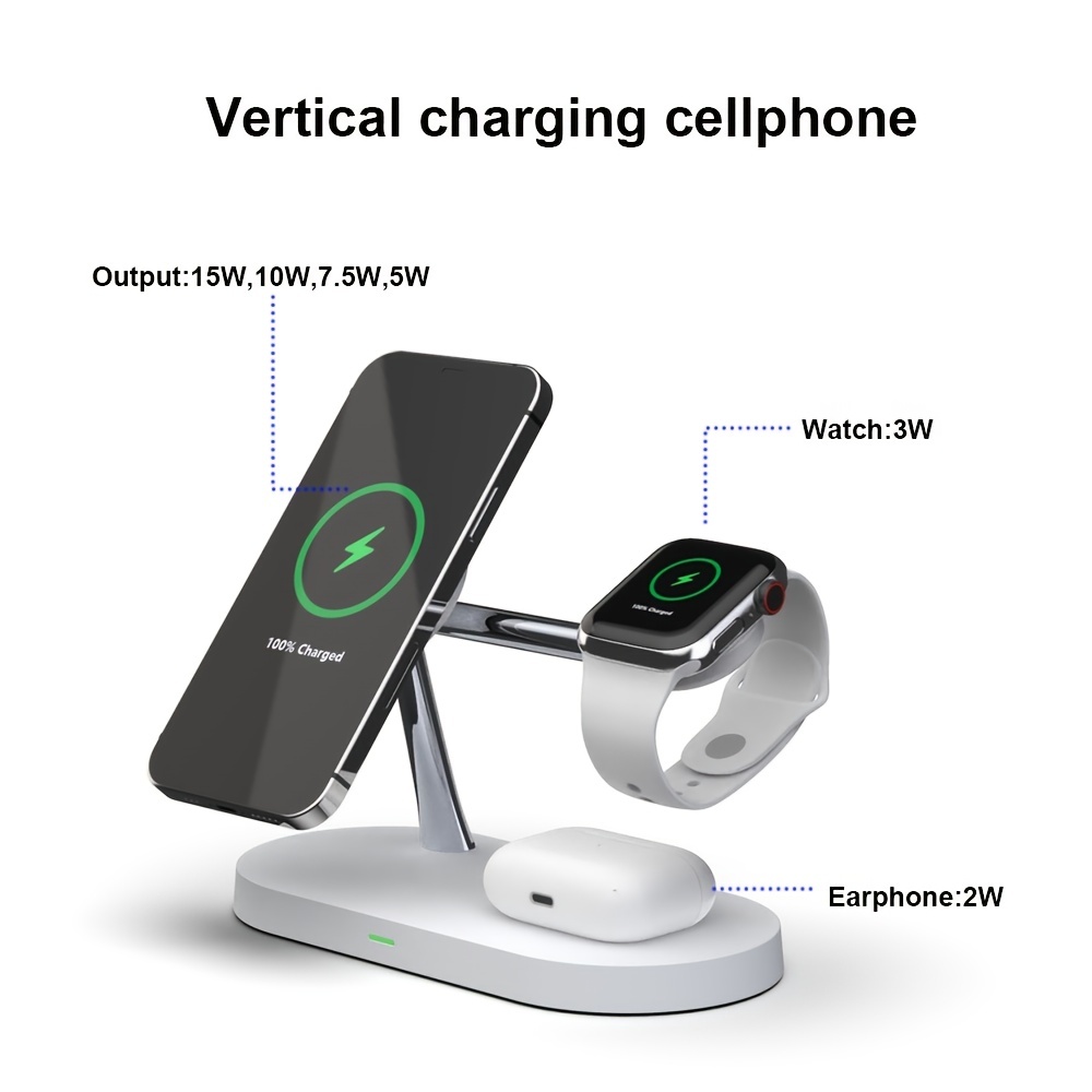 3 in 1 Wireless Charger Stand  – Watch Charger Cable recenzja i cena