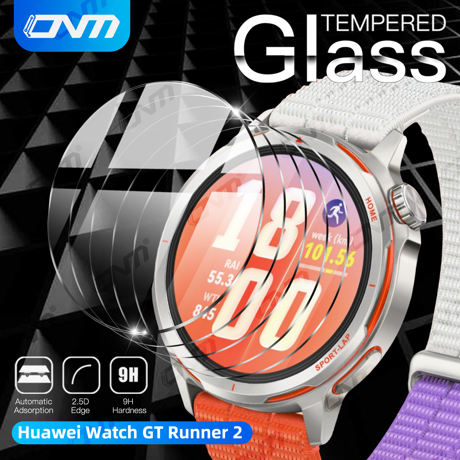 9H Tempered Glass For Huawei W – Titan Smartwatch Accessories recenzja i cena