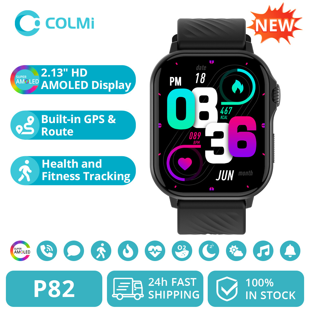 2025 COLMI P82 GPS Smart Watch – Smartwatch Instagram recenzja i cena