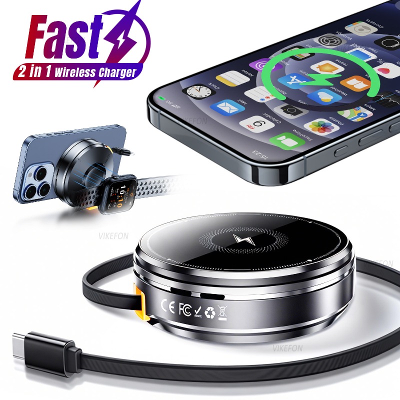 Magnetic 2 in 1 Wireless Charg – Watch Charger Cable recenzja i cena