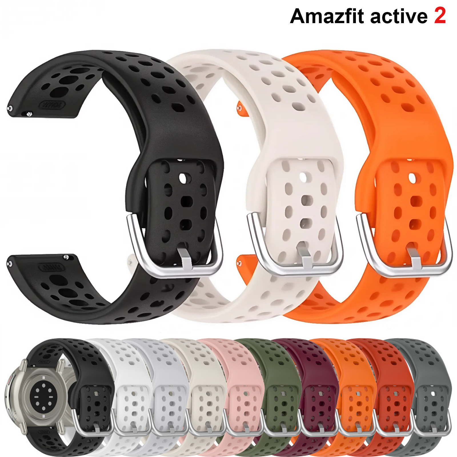 20mm Strap For Amazfit active  – Titan Smartwatch Accessories recenzja i cena