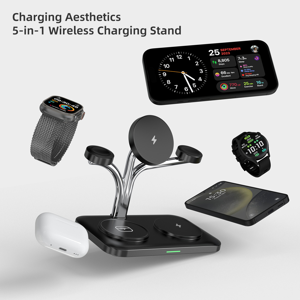5 IN 1 Magnetic Wireless Charg – Watch Charger Cable recenzja i cena