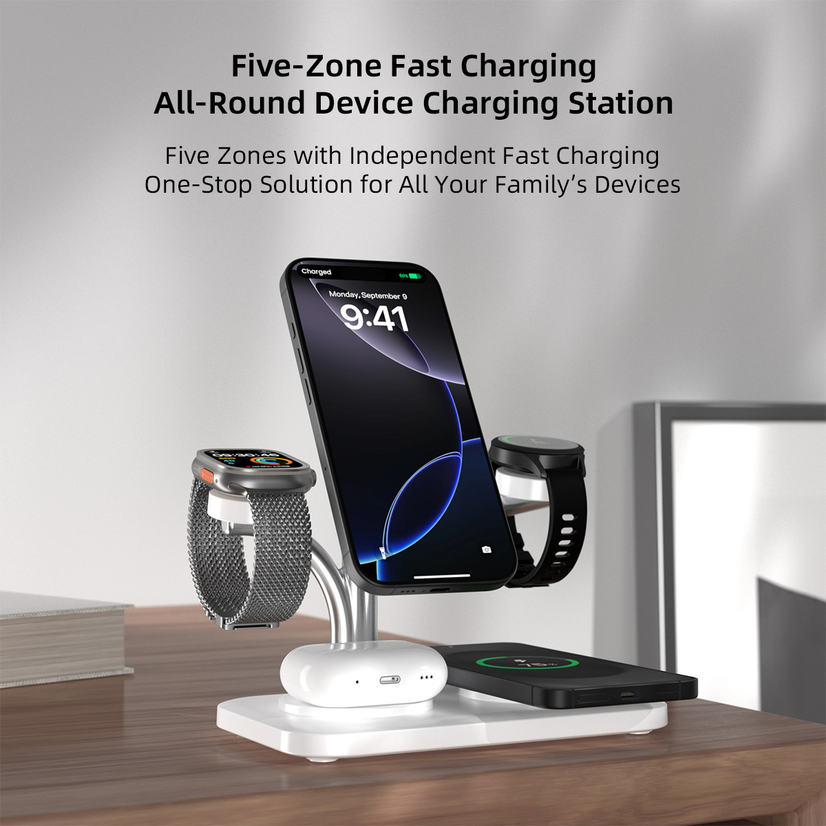 5 IN 1 Magnetic Wireless Charg – Watch Charger Cable recenzja i cena