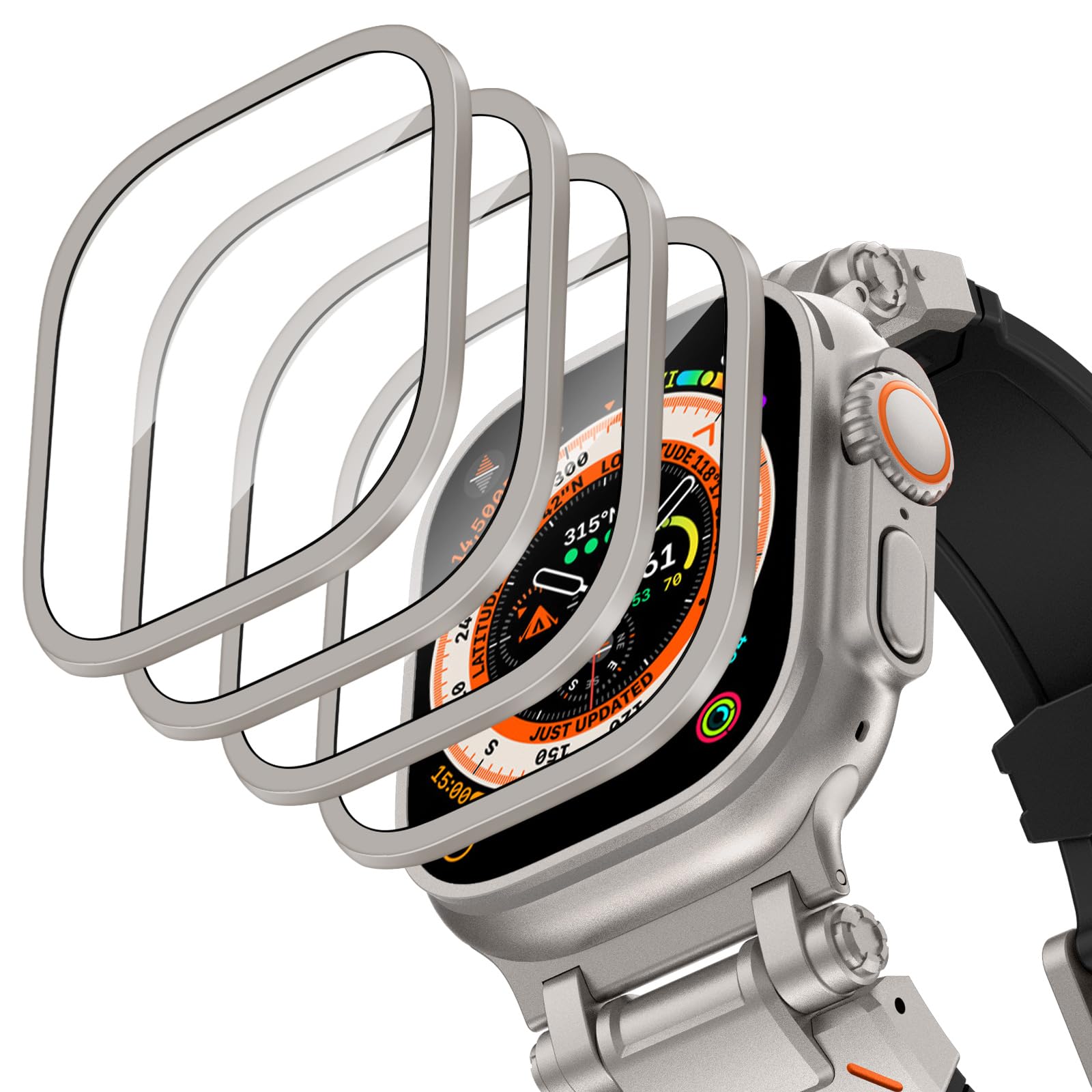 Aluminium Alloy Case+Tempered  – Smartwatch Straps & Accessories recenzja i cena