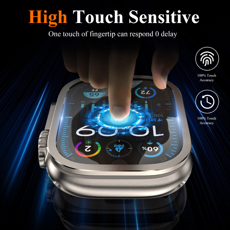 2pcs Tempered Glass for Apple  – Smartwatch Straps & Accessories recenzja i cena