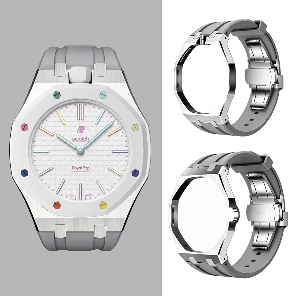 One-Piece Stainless Steel Case – Silicone Band Replacement recenzja i cena