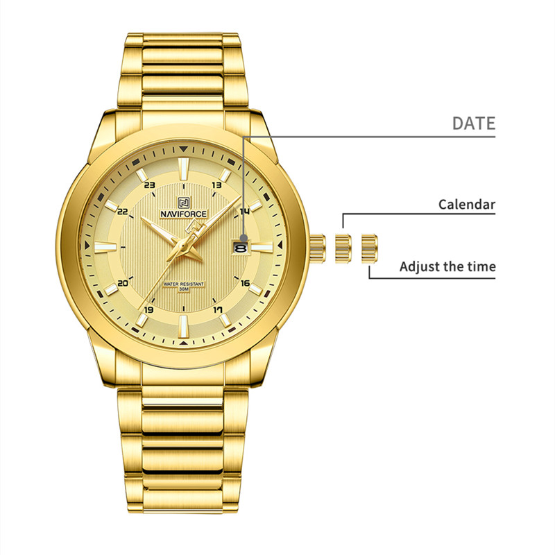 2024 Top Brand NAVIFORCE Mens  – Smartwatch Guess recenzja i cena